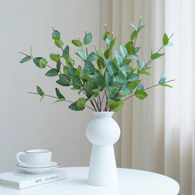 China Simple modern white ceramic and porcelain vase for flower home decoration flower arrangement hallway living room dry decoration for sale