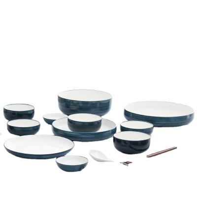 China Creative Home Western Dinnerware Sets Business Discount Restaurant Rice Bowl Soup Dish Creative Home Sales for sale