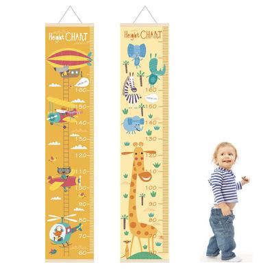 China Widely Used Baby Growth Chart For Kids Wall Hanging Growth Chart Growth Chart Ruler for sale