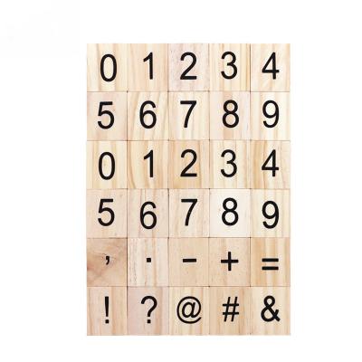 China Europe Wooden Replacement Tiles Alphabet Pieces A-Z For Education Games Unlock Letters Wooden Letter Tiles for sale