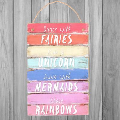 China Hot Sale Europe Rustic Wooden Wall Hanging Sign Wooden Decoration For Home Wall Hanging Art for sale