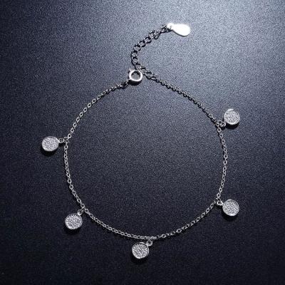 China New Products Baoyuan CZ Charm Bracelet 925 Sterling Silver Zircon Jewelry CAB3121 for sale