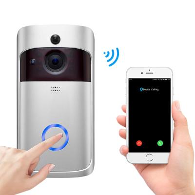 China Video Motion Detection Radio Door Phone Intercom Home Security Smart WIFIDoorbell Camera with Chime for sale