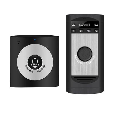 China Waterproof Home Doorbell Intercom Long Range Wireless Music Remind Ring Intercom Doorbell Smart for sale