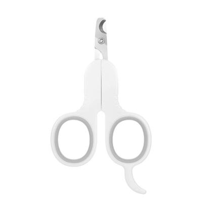 China Durable Stainless Curved And Flat Cats Grooming Scissors Pet Claw Trimmer Sharp And Safe for sale