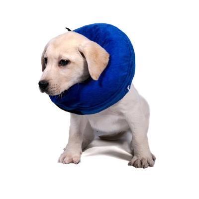 China Viable Best Price Creative Pet Dog Cat Puppy Plush Anti-Bite Protect Inflatable Neck Ring for sale