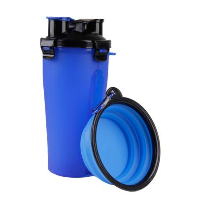 China Sustainable Pet Driver Water Bottle And Collapsible Bowls Set For Travel for sale