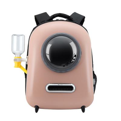 China Breathable Space Capsule Pet Bag Carrier with Water Bottle Holder for Self and Humidity Meter and Atmosphere Water Temperature Feeding Lamp for sale