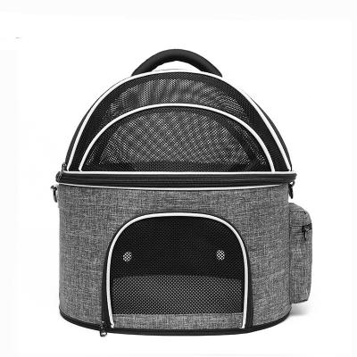 China Interesting Breathable Design Sling Pet Cage Carrier Can Be Used As Pet Carrier And Pet House With Mesh Top for sale