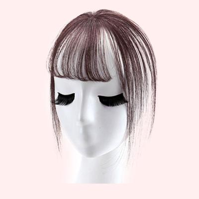 China 100% 3D Hair Bangs Female Girls Women Short Invisible Seamless Sea Hair Bangs Replacement Head Bangs Pieces for sale