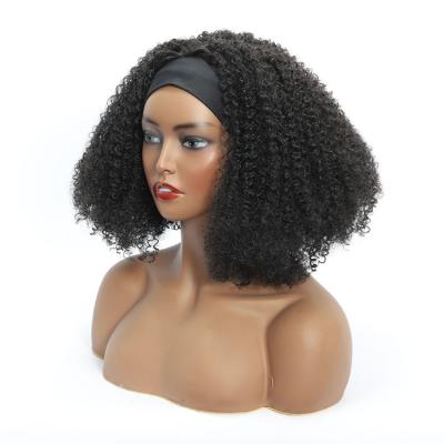 China Jerry Curl Lace Front Brazilian Curly Hair Short Bob Wigs Pre Plucked With Baby Hair Baby Hair Band Black Female Natural Wig for sale