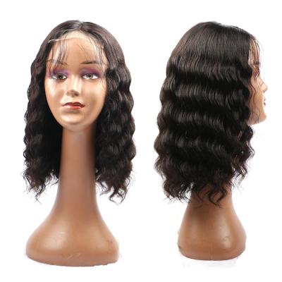 China Wholesale Water Wave Hair Wig Man 5*5 Lace Closing Bobo Hair Wig Virgin Full Lace Front Wig Short Curly for sale