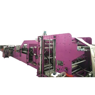 China Packaging Industry High Speed ​​Automatic Flat Bottom Plastic Bag Making Machine for sale