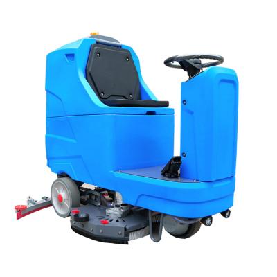 China Hotels Tower-on Type Floor Washing Scrubber High Power High Performance Floor Cleaning Filling Machine With 165L Water Tank for sale