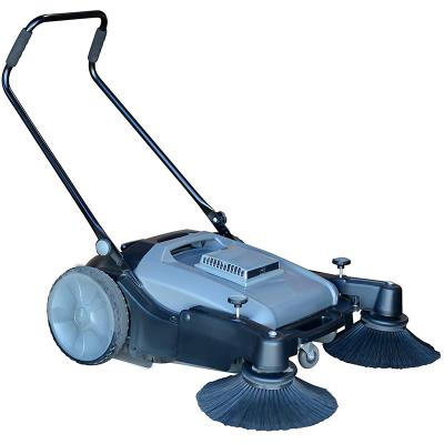 China Building Material Shops Hand Push Manual Floor Sweeper With Filter Unpowered Manual Road Street Floor Sweeper Vehicle Sweeping Machine for sale