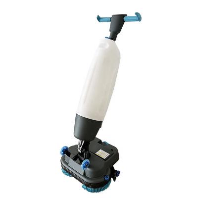 China Mini Dual Disc Walk Behind Popular Cheap Tile Hotel Prices TANJIE Hotel Floor Cleaning Machine Floor Scrubber for Home for sale