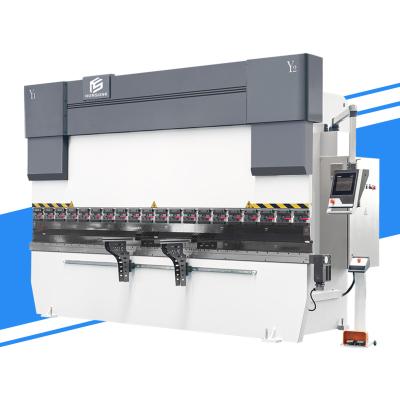 China HUNSONE CNC Hydraulic Press Brake DELEM DA53T Hydraulic Control System Sheet Metal Bending Stainless Plate Bending Machine for sale