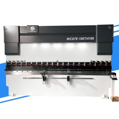 China Stainless Plate High Accuracy 200T/3200 DA53T 4+1 Axis CNC Sheet Metal Bending Machine Hydraulic Press Brake for sale