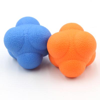 China Durable Custom Logo Sports Adults Kids Speed ​​Training Speed ​​Hexagon Reaction Balls for sale