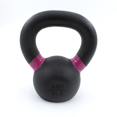 China Durable Portable Weight Grip Fitness Cast Iron 16Kg Powder Coated Custom Kettlebells for sale