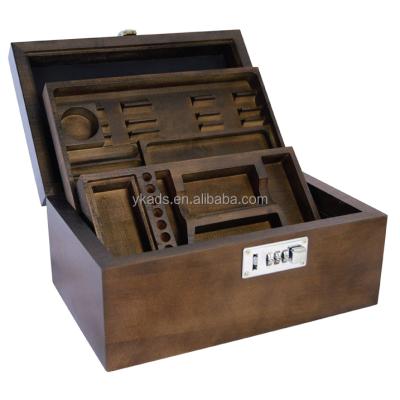 China Luxury wooden cigar boxes for men for sale