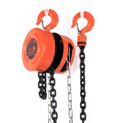 China Heavy Duty Lifting Block 20ton Chain Load Pulling Hand Tool Chain Hoist Chain Block Small Size Market HSZ Popular Type 1-10ton Lifting Equipm for sale