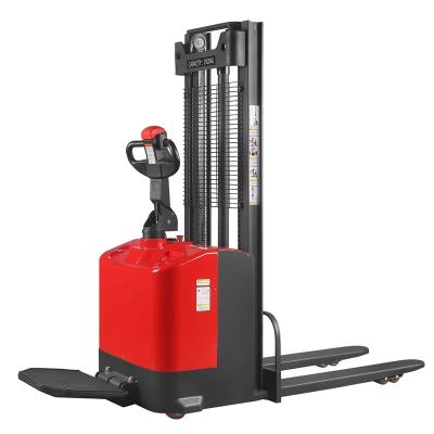 China Widely Used Cheap Pallet Lift Battery Operated Truck In Warehouse Rack Good Price Hydraulic Hot Sale CE Electric Forklift Stacker for sale