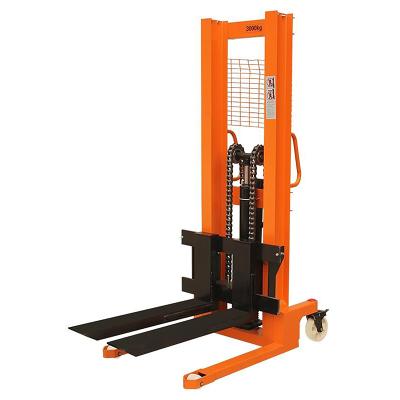 China High Quality Used High Quality Manual Hydraulic Hand Pallet 1.6meter Manual Forklift Pallet Forklift Stacker 1ton 2ton 3ton for sale