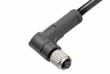 China M5 Conector de conector de conector de doble enlace de 3/4 pin negro 20A de soldadura IP67 en venta