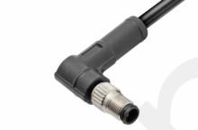 Cina M5 angolare maschio connessione di presa moltiplicata 3/4 pin nero 20A saldatura IP67 in vendita