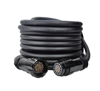 China Cable de extensión de iluminación de escenario Socapex de 19 pines, cable de conector de cable de cobre con procesamiento de SOCAPEX para aplicación de energía en venta