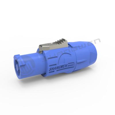 China IP44 Powercon LED-schermconnectoren 3-pin mannelijke stroomconnector voor binnenshuisgebruik Adapter compatibele connector Te koop