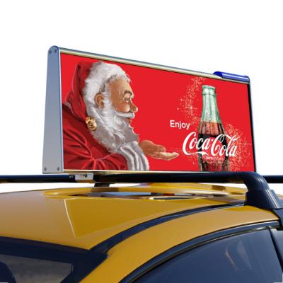 China Outdoor RGB led panel for advertising billboard module wifi 4G taxi led billboard for sale