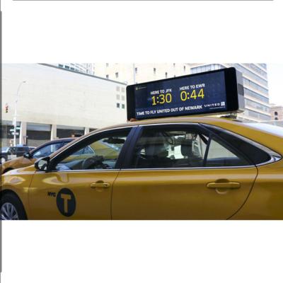 China BESD factory price outdoor taxi outdoor full color advertising top led display screen for sale