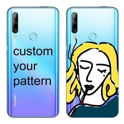 China Customized Anti-knock Crystal Mobile Phone Cover Clear TPU Anti Scratch Transparent Acrylic Case For Huawei P Smart Plus 2019 2020 2021 for sale