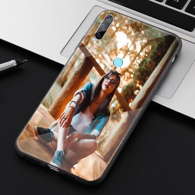 China Scratch Resistance Photo Pets & Family & Friends Pictures DIY Customize Tempered Glass Phone Case Cover For Huawei Mate 8 9 10 lite 20X 30 40 pro for sale