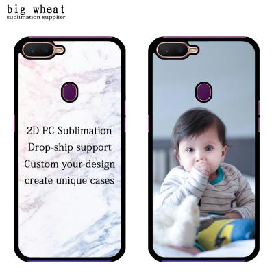 China Eco-friendly Sublimation Blank Case For OPPO F9 Mobile Phone Shell 2D PC Black Transparent White for sale