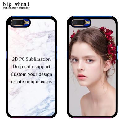 China Wholesale Customized Blank Sublimation Mobile Phone Case Eco-friendly For OPPO K1 2D Hard PC Covers for sale