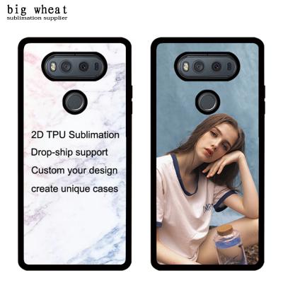 China Unique DIY Customized Cute Square Cover Mobile Phone Case For LG V20 2D Sublimation TPU Phone Case Dropshipping Support for sale