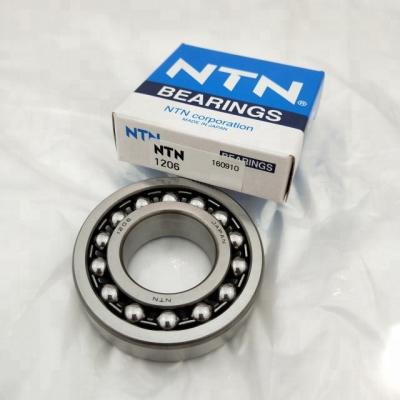 China 100% Chrome Steel Self Aligning Ball Bearing Japan NTN 1206 1206K for sale