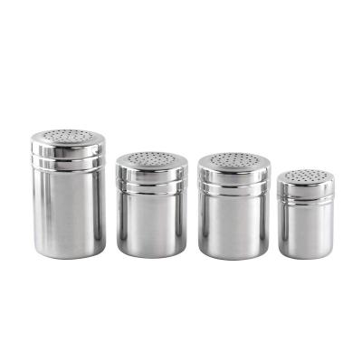 China Hot Selling Metal Table Sustainable Cocoa Powder Shakers Top Quality Custom Shakers For Salt for sale