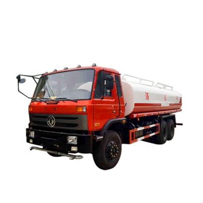 China Carbon steel Q235-B water truck DongFeng 6x4 25tons 6500 gallon water tank truck for sale for sale