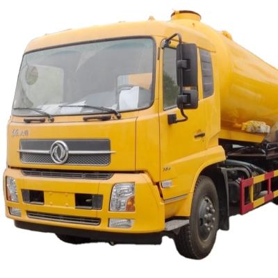 China High Quality Steel Plate (6mm) Dongfeng 4X2 12CBM Vacuum Sewage Suction Truck Factory Price Sewage Trucks For Sale for sale