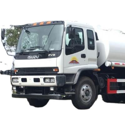 China High quality ISUZU 4X2 14m3 steel plate vacuum sewage suction truck faotory sewage sewae truck for sale for sale