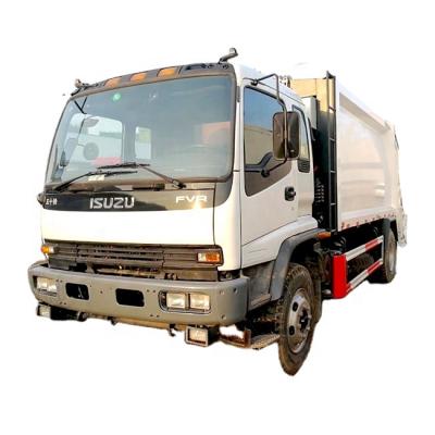 China New ISU-ZU FVR 15m3 hotel garbage compactor truck for sale for sale