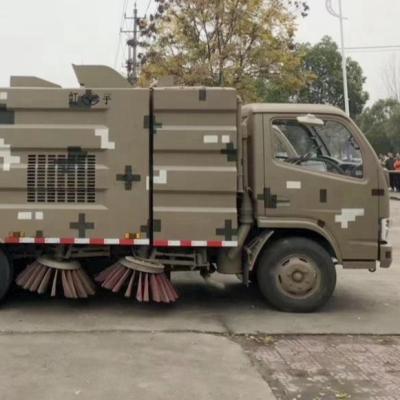 China Military machinery repair shops Dongfeng 4X2 10m3 vacuum road sweeper truck price for sale for sale