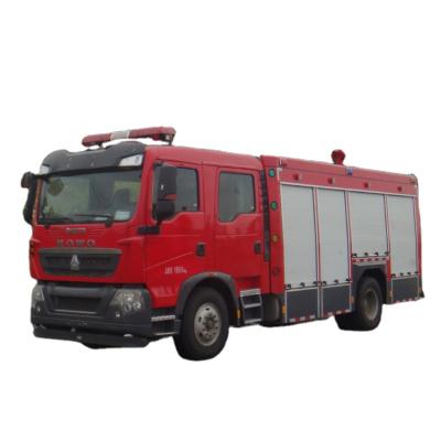 China Carbon Steel. Stainless steel 2020 NEW HOWO 8000 liters water tank fire fighting fire truck for sale for sale