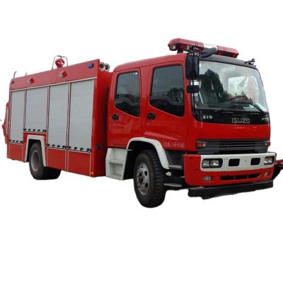 China 2020 Fire Rescue Fighting Vehicle Water Tanker 8-10 Tons Airport Fire Truck With ISUZU Custom Chassis for sale