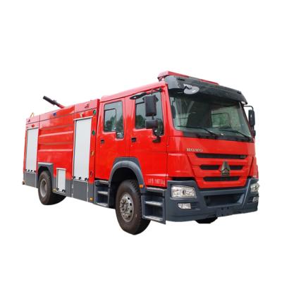 China Howo 4X2 8 Ton Water And Foam Fire Truck 8450X2500X3540 Mm for sale