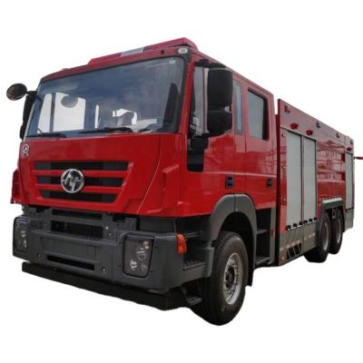 China HONGYAN 6X4 12M3 airport water foam fire fighting vehicle fire engine truck with IVECO chassis 10025X2500X3600 for sale